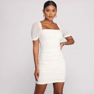 Windsor Romance in Ruffles Mini Dress